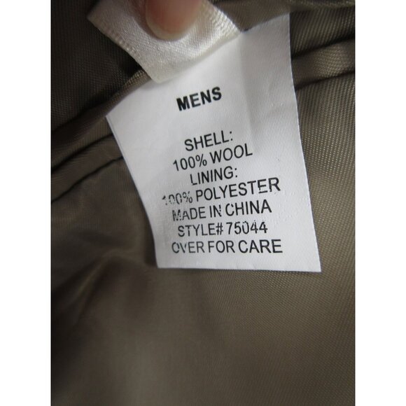 Travel Smith Sport Coat 42 Long Blazer Houndstooth Windowpane Wool - Picture 12 of 13